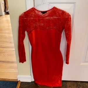 Red Lacey dress